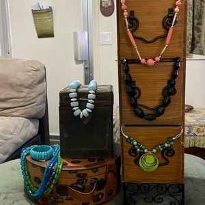 Bundle of Large Statement Necklaces